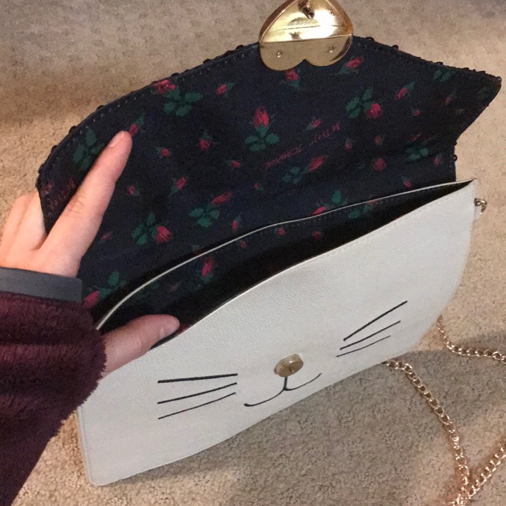 Betsey Johnson Cat purse - Picture 3 of 4
